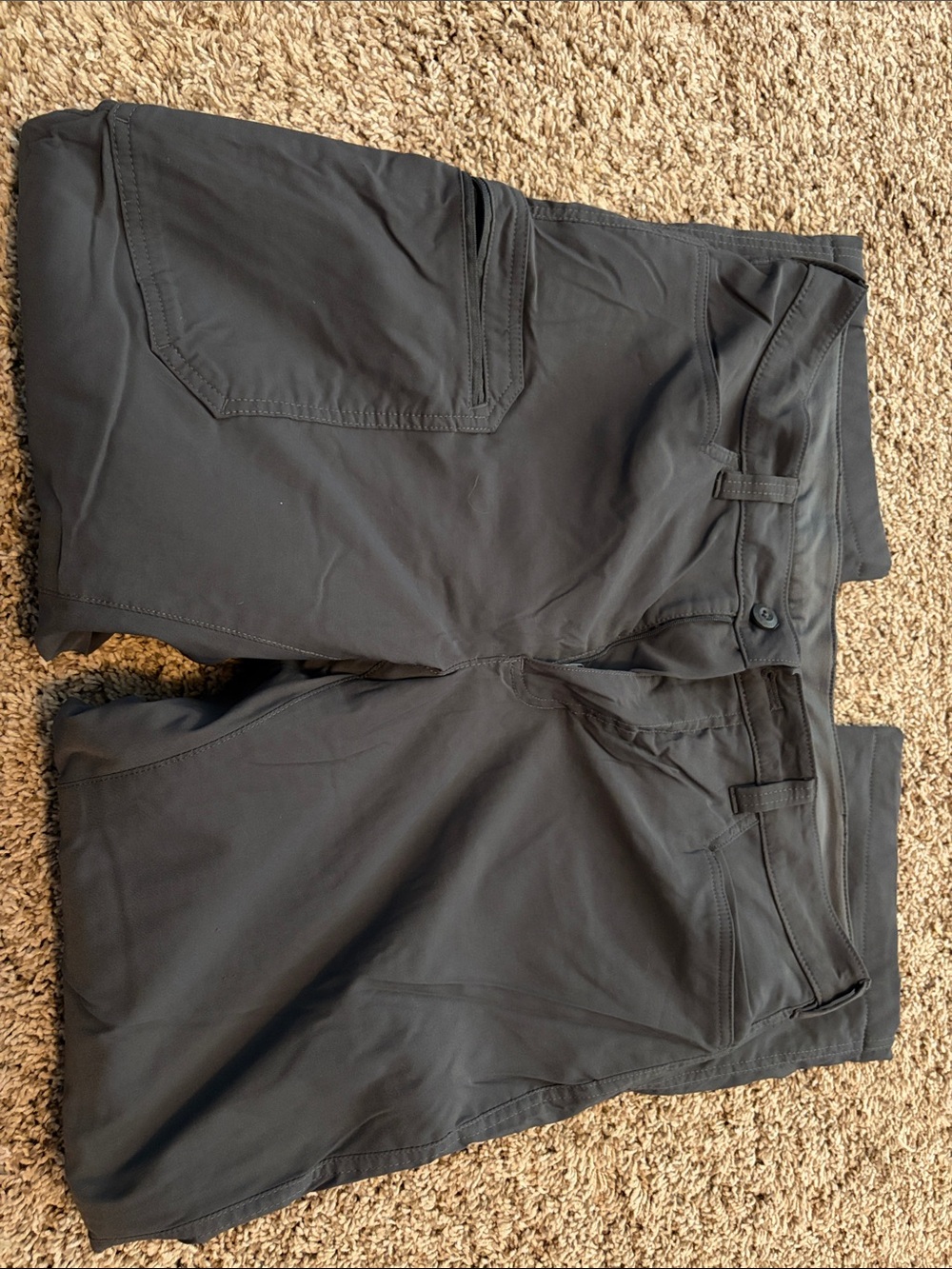 Eddie Bauer Men's insulated pants in Dark Gray